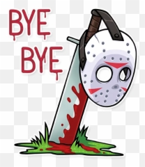 Telegram Sticker - Jason Voorhees Stickers Whatsapp Emoji,Jason Friday The 13th Emoji