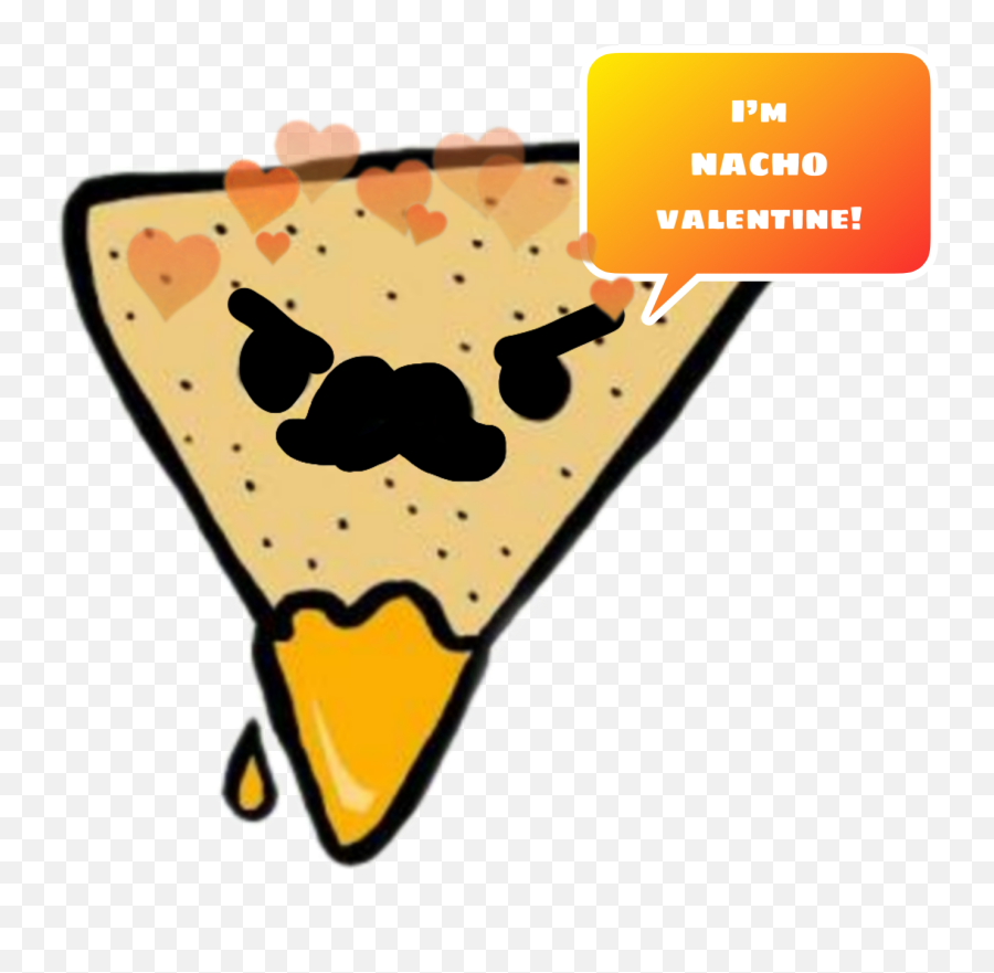 Nachosfunnypunvalentines Sticker By Itu0027s Horror Sans - Comida Facil Dibujos Kawaii Emoji,Funny Emoji Puns