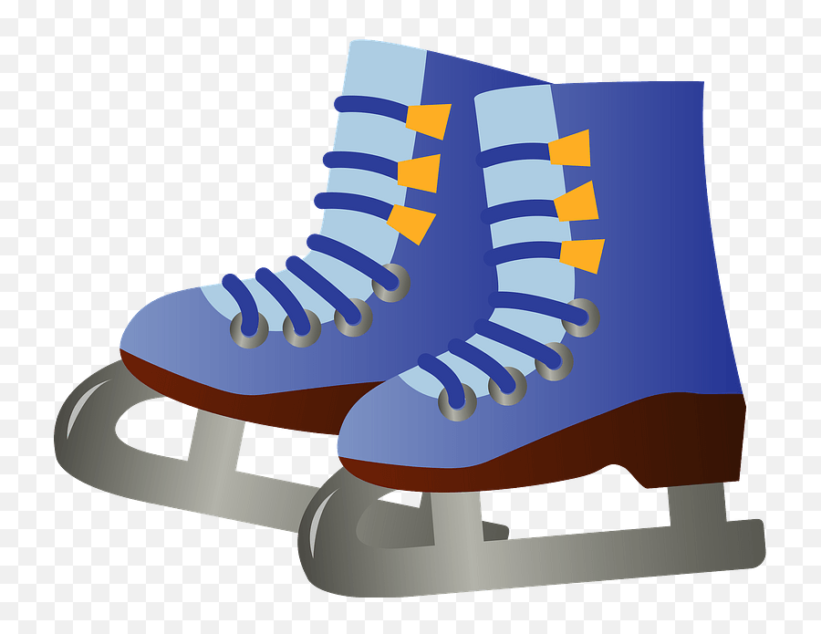 Ice Skates Clipart - Winter Skating Clipart Free Emoji,Ice Skating Emoji