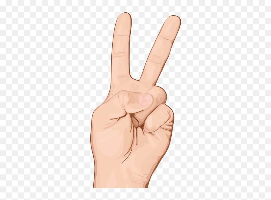 V Sign Emoji,Manos Entrelazadas Emoticon Clipart