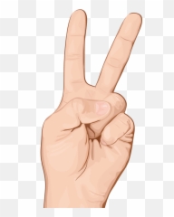 V Sign Emoji,Manos Entrelazadas Emoticon Clipart