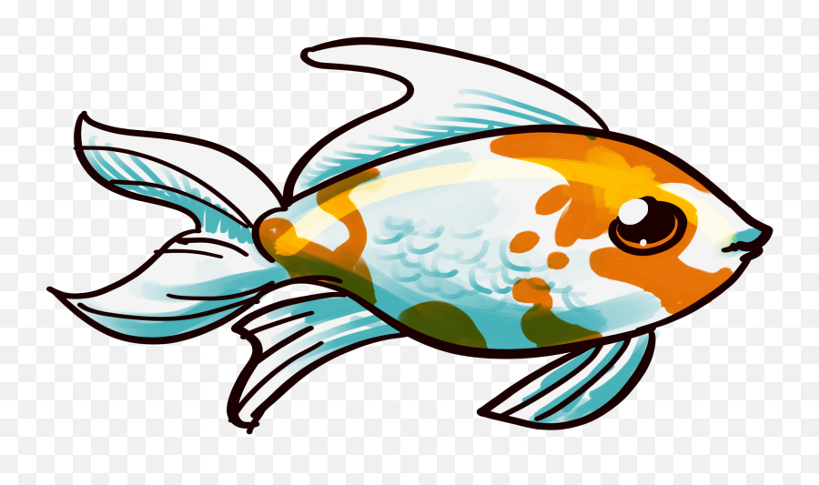 Goldfish Clipart Beautiful Fish Emoji,Fish Emotions