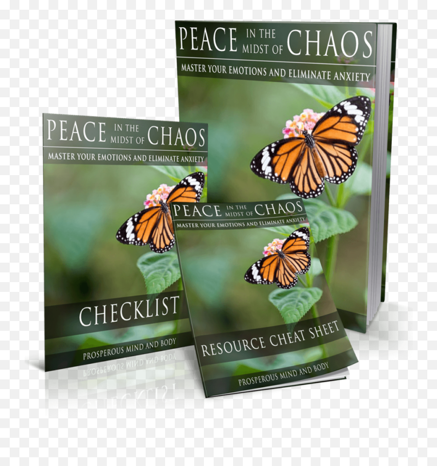 Peace In The Midst Of Chaos Sp - Monarch Butterfly Emoji,Emotions And The Body