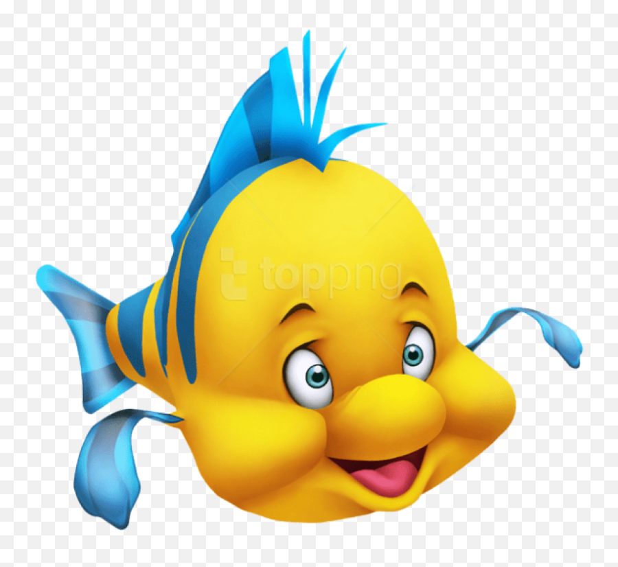 Flounder Little Mermaid Clipart Ariel - Flounder Little Mermaid Clip Emoji,Scuttle Crab Emoticon