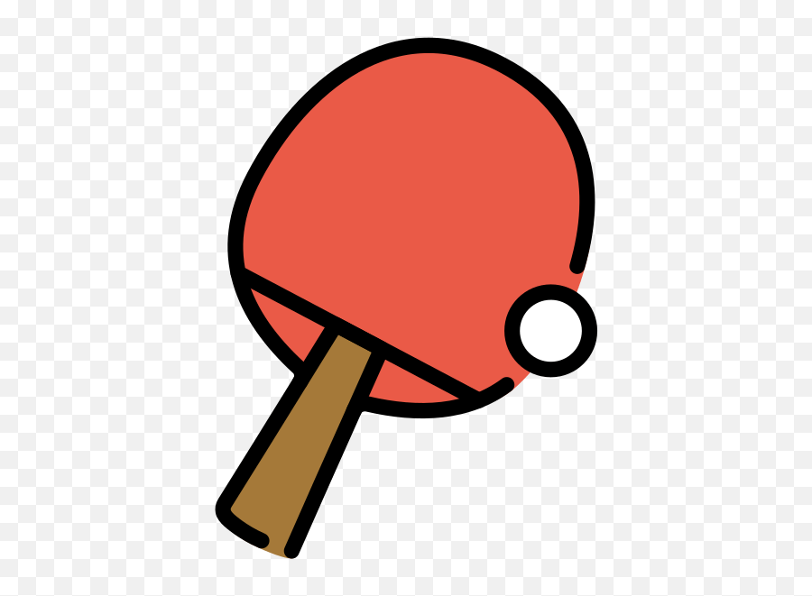 Ping Pong Emoji - Table Tennis Emoji,Ping Emoji