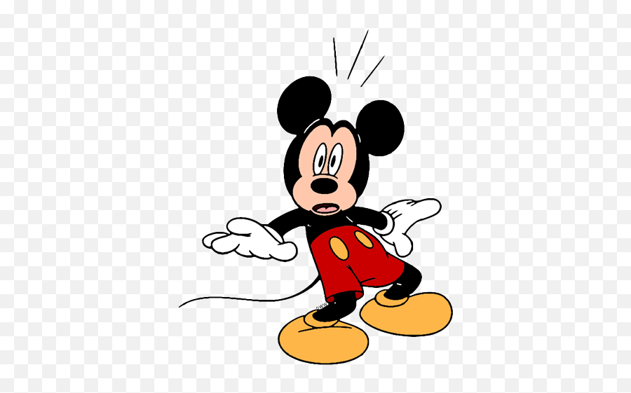 Surprised Face - Mickey Mouse Frightened Transparent Png Mickey Mouse Surprise Face Emoji,Horrified Face Emoji