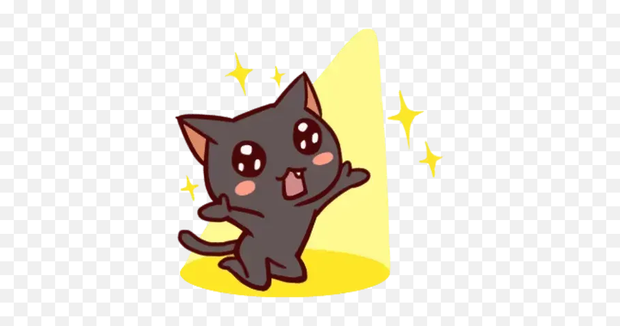 Black Cat Sticker Pack Emoji,Emojis Black Cats