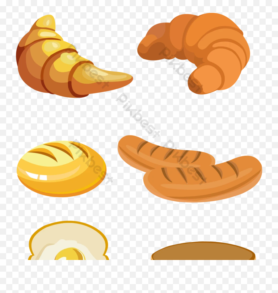 Vector Drawing Bread Png Images Ai Free Download - Pikbest Emoji,Loaf Ofbread Emoticon