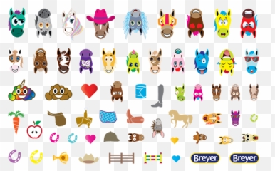 Celebration Emoji Png - Decorate Emoji Horse Breyer Breyer Emoji Horse,Celebration Emoji