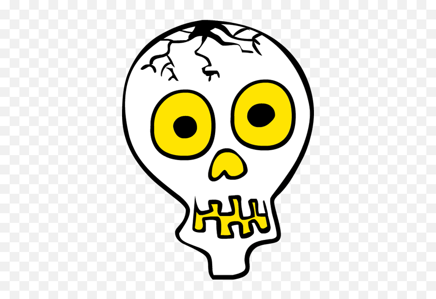 Skeleton Clipart Skeleton Face - Png Download Full Size Emoji,Fish Skeleton Emoticon