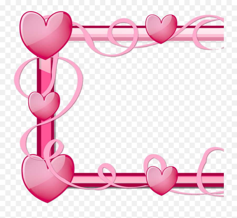 Pink Hearts Frame Svg Vector Pink Hearts Frame Clip Art Emoji,Heart Frame Made Of Heart Emojis