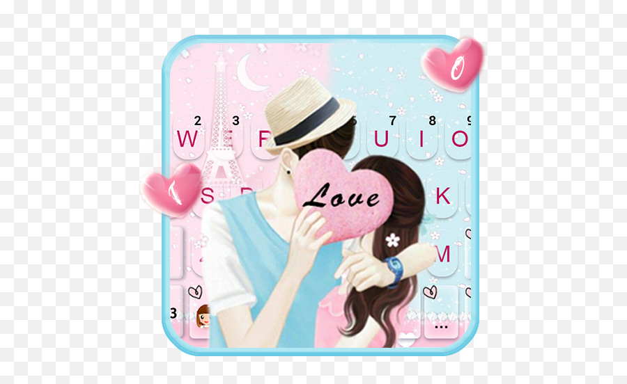 Romantic Couple Love Keyboard Theme 10 Apk Download - Com Emoji,How Do I Get Koala Emojis On A Galaxy 9note