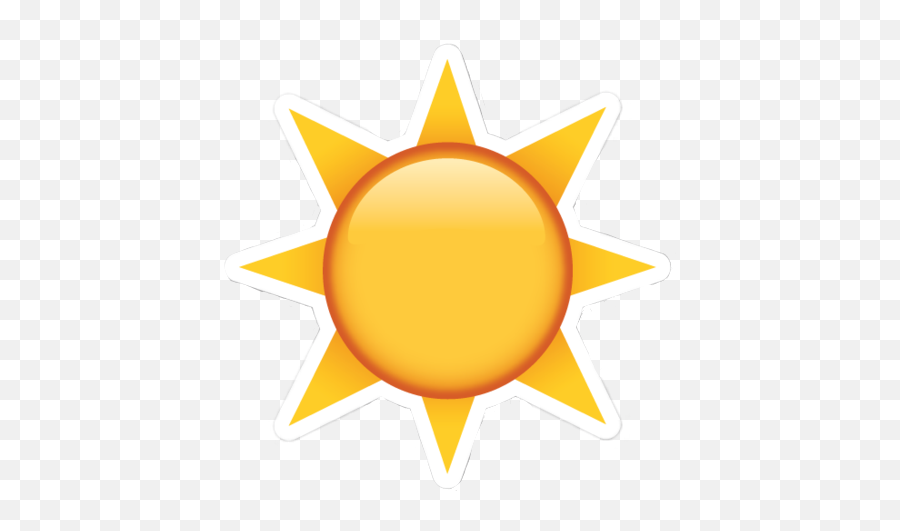 Download Hd Sun Popart White Outline Superimpose Kruelcandy Emoji,Sun Outline Emoji