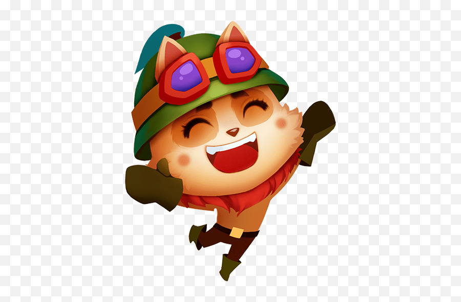 Sticker Teemo - Fictional Character Emoji,Teemo Emoji