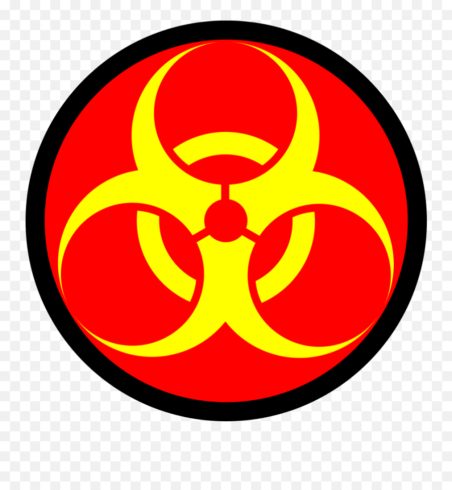 Biological Weapons Symbol Clipart - Zombie Response Team Sticker Emoji,Rod Of Asclepius Emoji