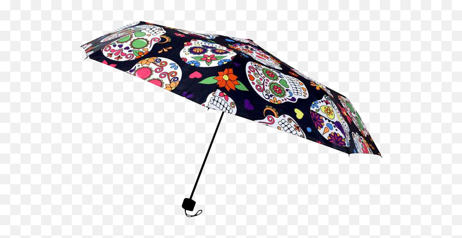 Day Of The Dead Telescopic Umbrella - Dot Emoji,10 Umbrella Rain Emoji