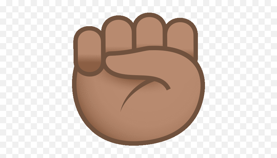 Raised Fist Joypixels Gif - Bilog Emoji,Brown Raised Fist Emoji