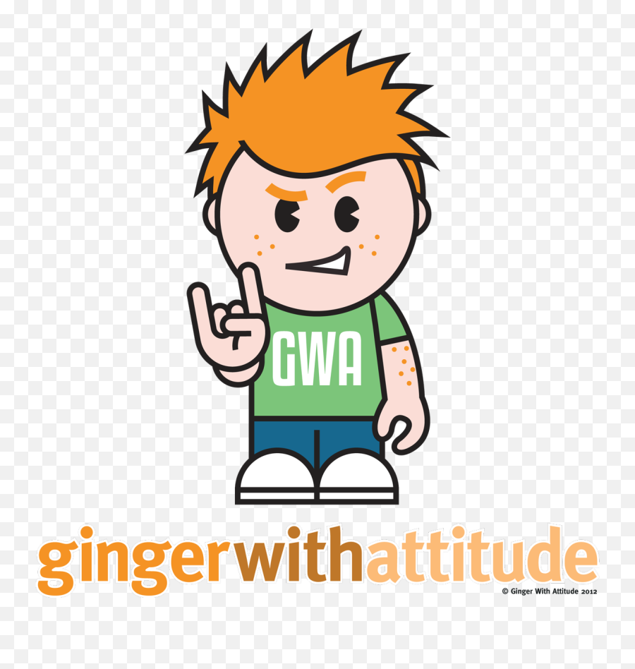 Ginger With Attitude On Twitter Clipart - Full Size Clipart Happy Kiss A Ginger Day Emoji,Ginger Emoji