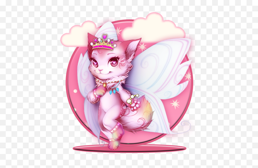 Taffy Angel Cat Theme - Fairy Emoji,Angel Cat Emoji