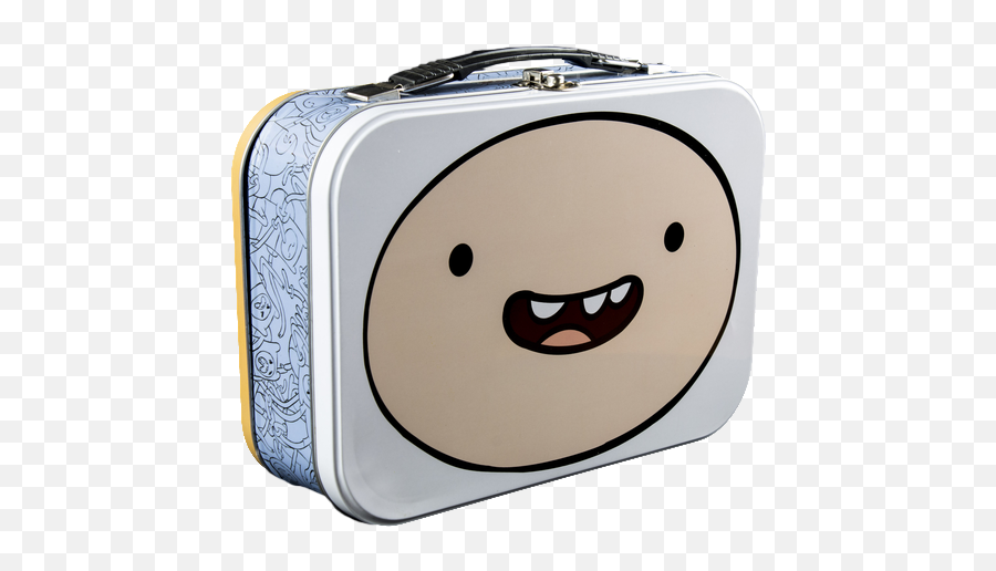 Finn Face Lunchbox - Happy Emoji,Finn Jake Emoticon