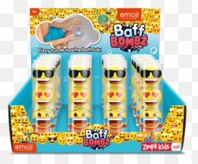 Zimpli Kids Baff Bombz Emoji 3 St - Visual Toy,Pyssla Emoji