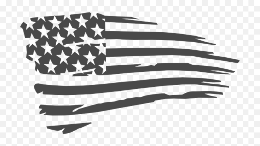 Vinyl Decal American Flag Usa Patriotic Tattered 20 Colors Car Truck Atv Rv 14 Ebay - Tattered Flag Emoji,American Flag Emoji Transparent