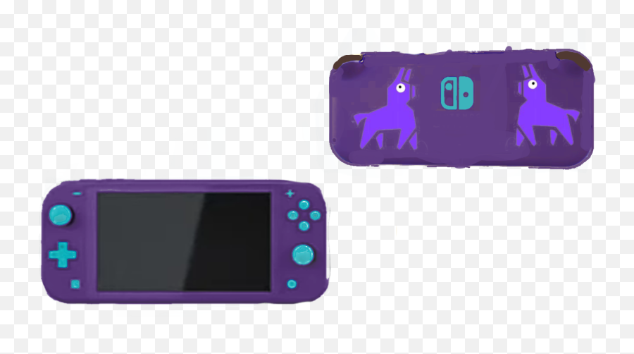 A Mock Up Of A Nintedo Switch Lite - Nintendo Switch Lite Pack Fortnite Emoji,Fornite How To Htrow Emoticons