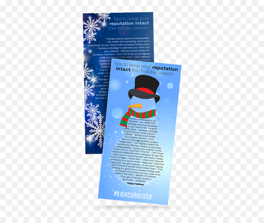 Excelerate December Newsletter - Party Supply Emoji,Snowman Emotions