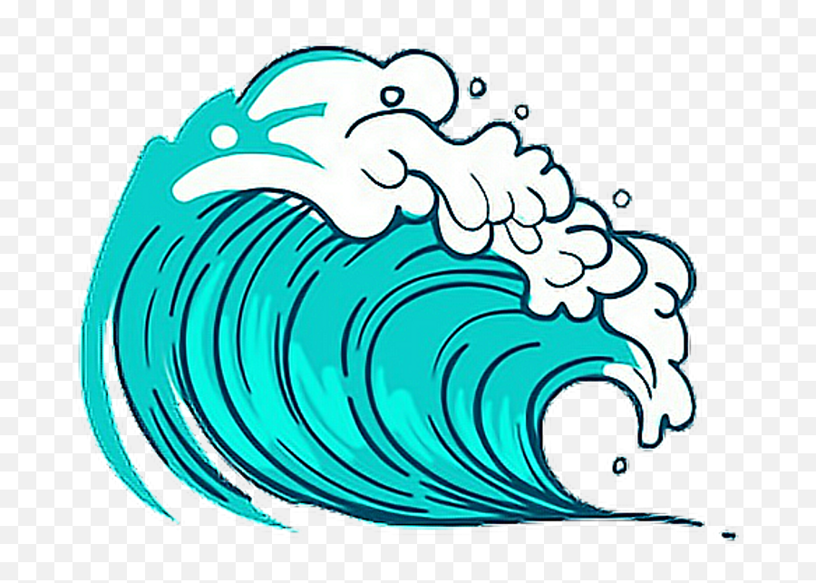 Download - Waves Clipart Emoji,Surf Wave Emoji