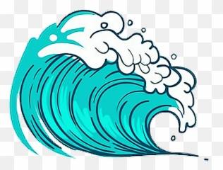 Download - Waves Clipart Emoji,Surf Wave Emoji