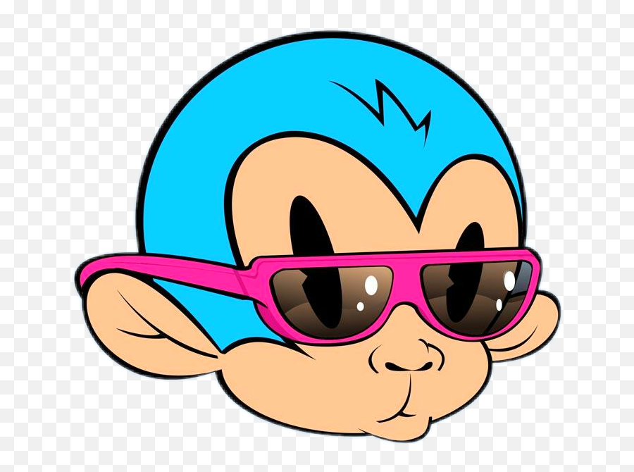 Monkeys Clipart Sunglasses Monkeys Sunglasses Transparent - Monkey Emoji,Monkey Emoji Pillow