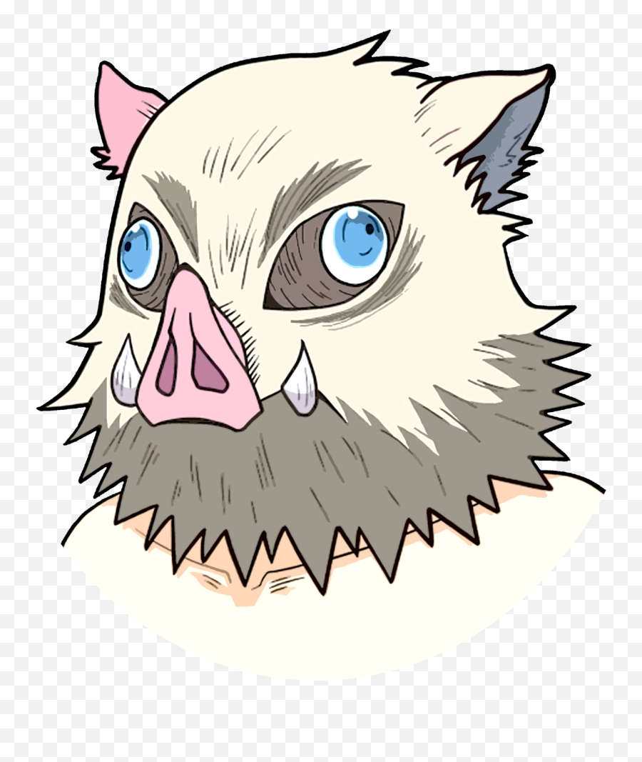 Anime Demon Boar Head Free Stock Photo - Public Domain Pictures Cabeça De Javali Anime Emoji,Inosuke Emotions