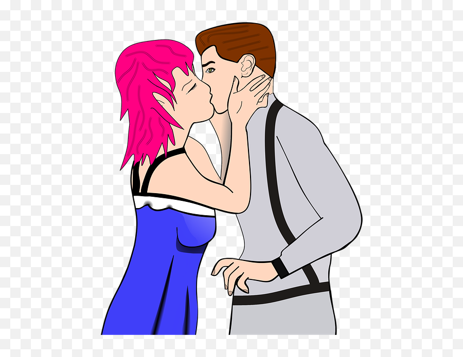 Kiss Love Lovers Free Image On Pixabay - Lovers Kiss Png Emoji,Passionate Kiss French Kiss Emoji