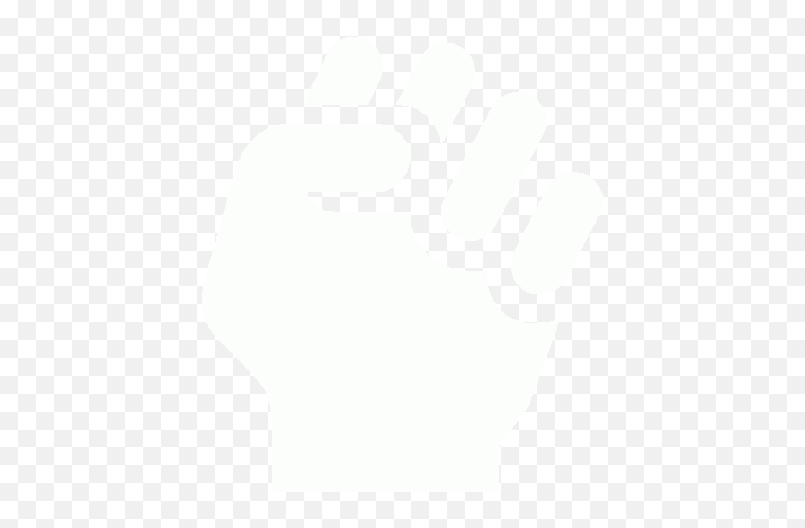 White Clenched Fist Icon - Fist Icon Png White Emoji,Russian Flag Fist Movie Camera Star Emoji