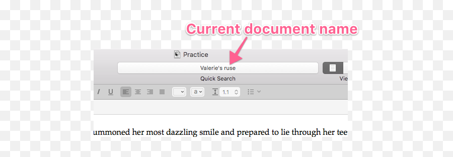 Quick Search Bar And Word Count U2013 Scrivener Classes Emoji,Emoji Photoshop Lesson