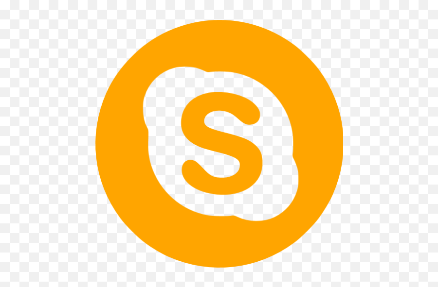 Orange Skype 4 Icon - Pink Skype Logo Png Emoji,Skype Trashy Emoticons
