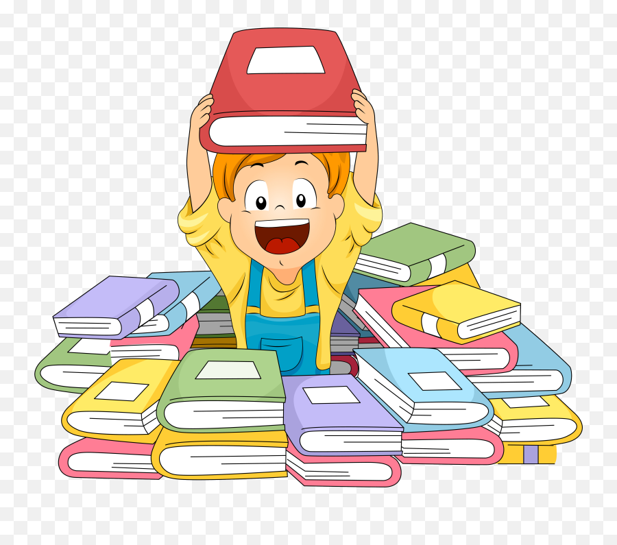 Piles Of Books Cartoon Clipart - Full Size Clipart 5691923 Cartoon Images Of Piles Of Books Emoji,Libraryclipart.com Emojis