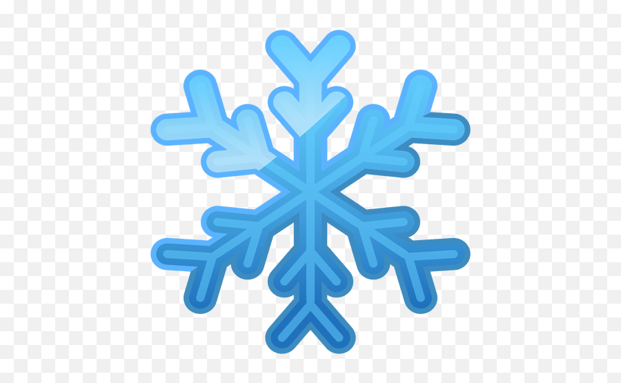 Ícone De Floco De Neve Azul Brilhante - Desenho De Floco De Neve Png Emoji,Emoticon Floco De Neve