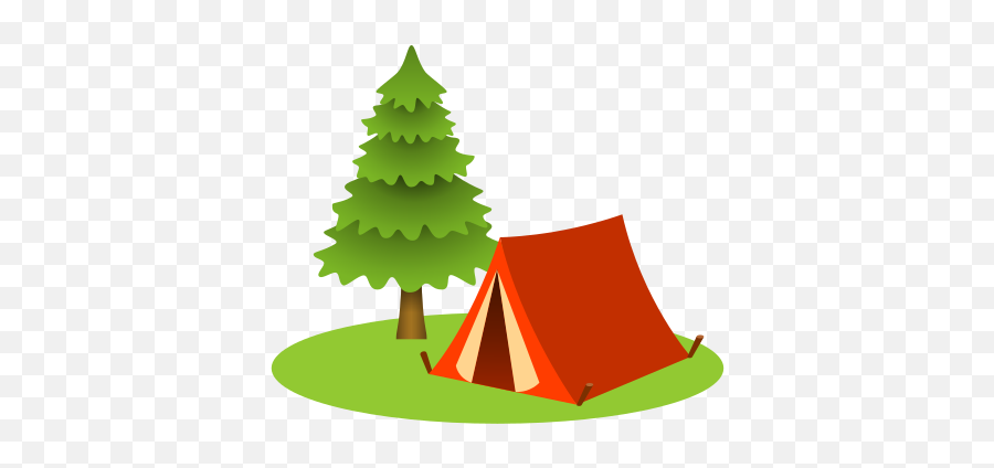 Camping Icon In Emoji Style - Camping Png,Emoji Svg Tree