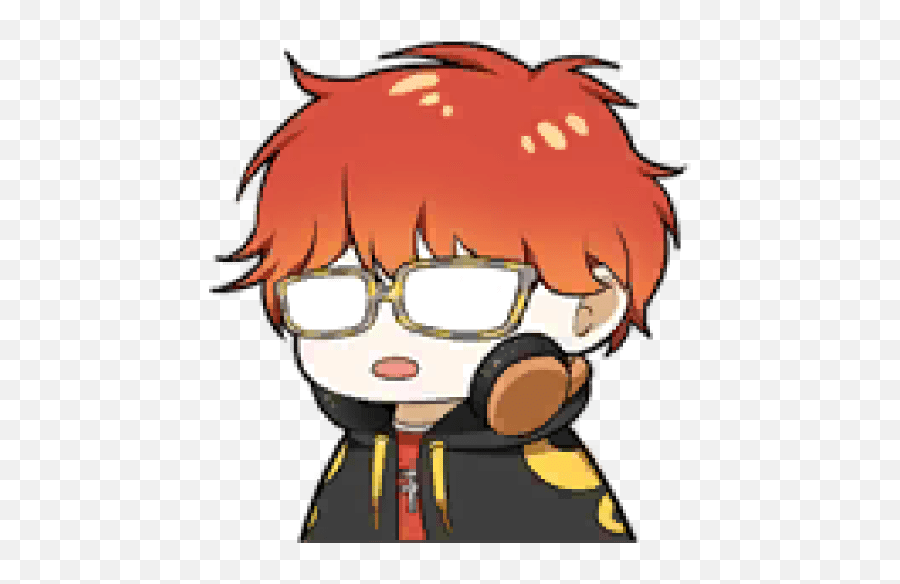 Seven Mystic Messenger En 2021 - Mystic Messenger 707 Emoji Gif,Yoosung Emoticon