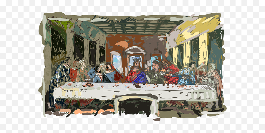 Last Supper Mary Magdalene - Last Supper Icon Png Emoji,Last Supper Emotions Labeled Leonardo Da Vinci