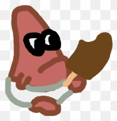Baby Patrick Eats An Eskimo Pie - Fictional Character Emoji,Eskimo Dancing Emojis