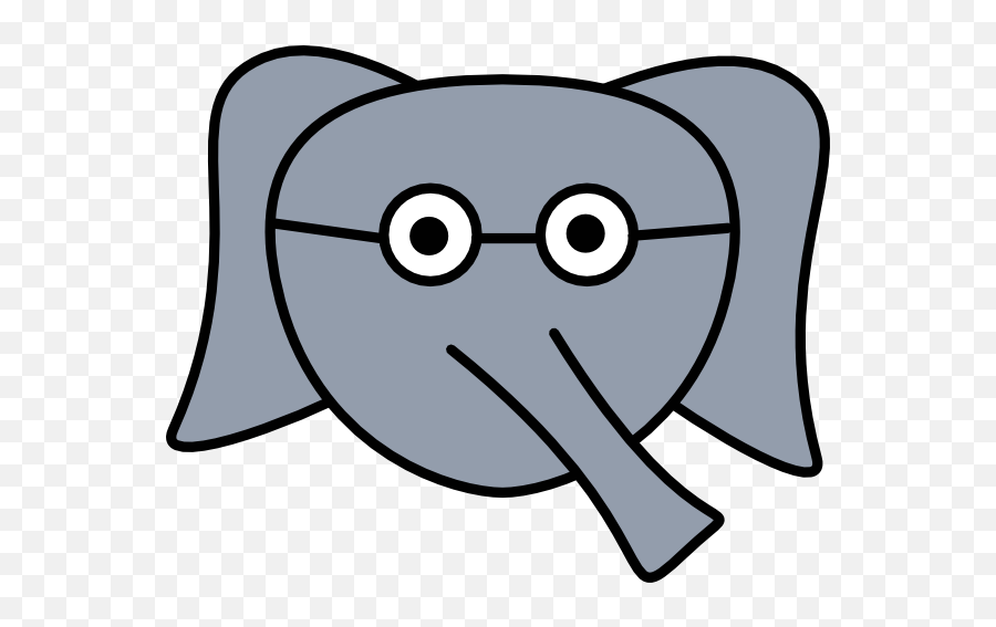 Elephant Face Clipart - Clipart Suggest Emoji,Elphant Emoticon