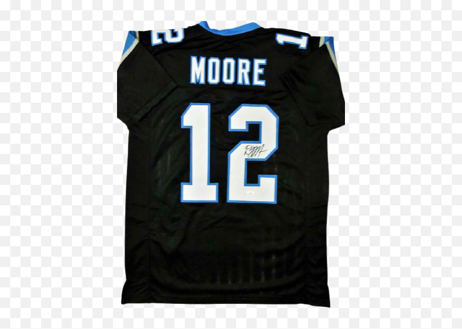 Dj Moore Carolina Panthers Signed Black Pro Style Jersey Jsa Coa Emoji,How Do You Get Carolina Panthers Emojis For Twitter