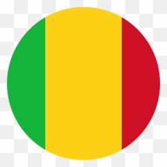 Flag Of Mali Flag Download - Mali Flag Round Emoji,France Flag Emoji