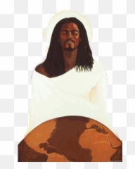 Black Jesus - Transparent Black Jesus Png Emoji,Black Jesus Emoji