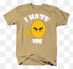 Download I Hate You Funny Emoji T Shirt - Shirts By Sarah George Washington Gun Shirt,Funny Emoji
