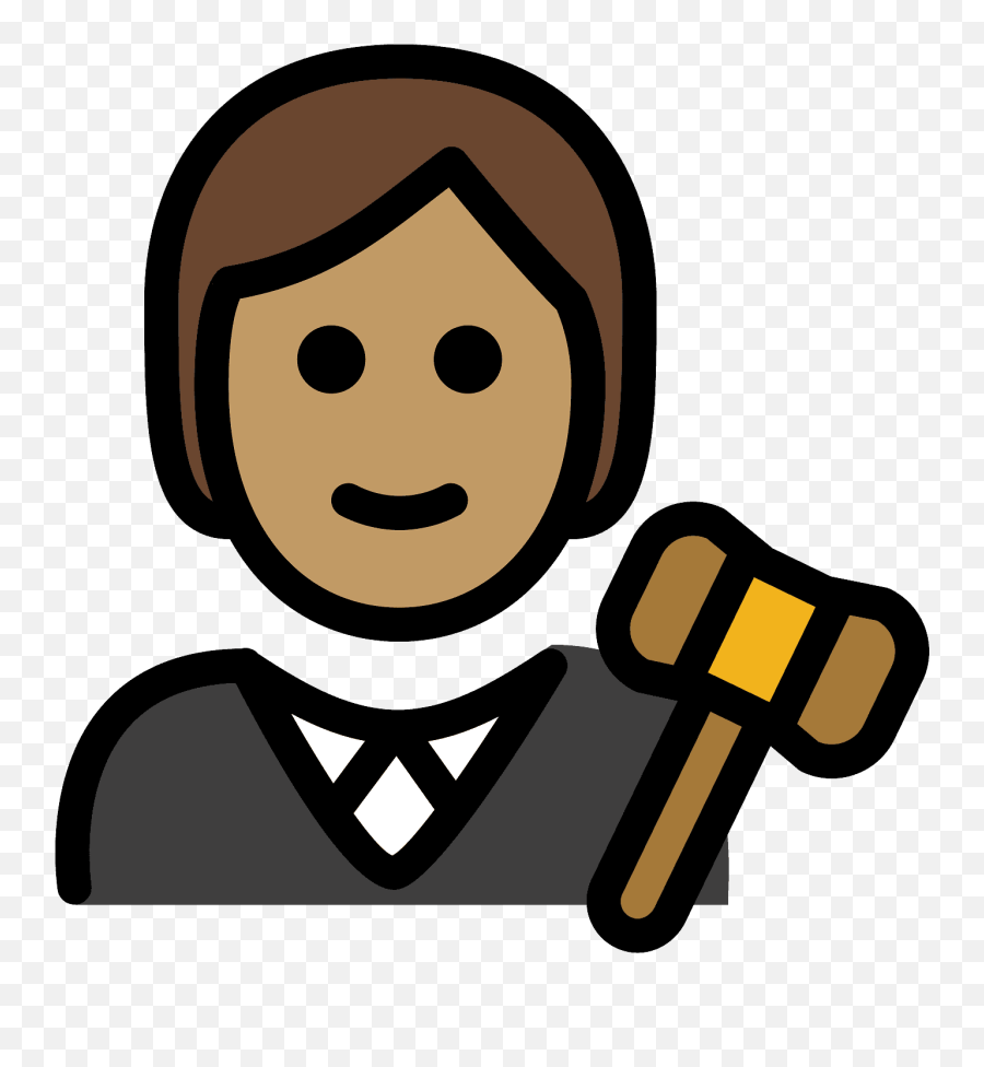 Judge Emoji Clipart Free Download Transparent Png Creazilla,Occupation Emojis Images