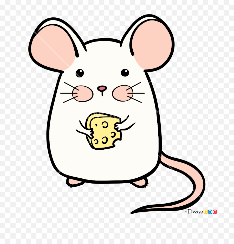 How To Draw Pretty Mouse Kawaii Emoji,Rats Emoji