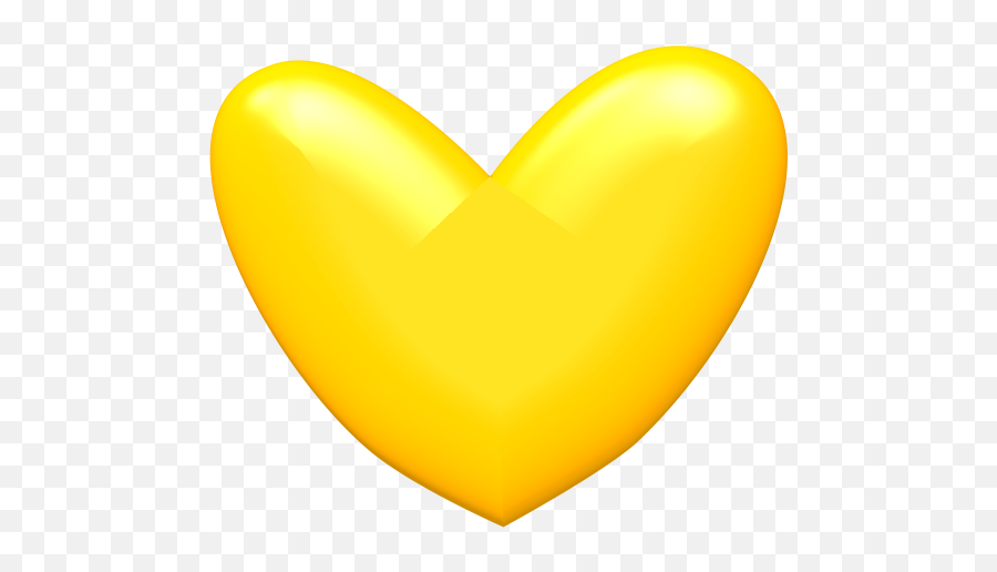 Download Yellow Heart Image Hq Png Image Freepngimg Emoji,Outline Heart Emoji